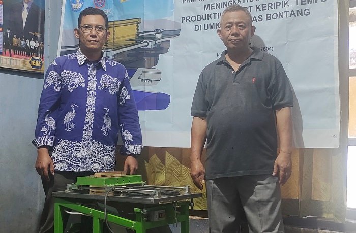 Berkat Alat Ciptaan STITEK Bontang, Produksi Kripik Tempe Naik 100 Persen