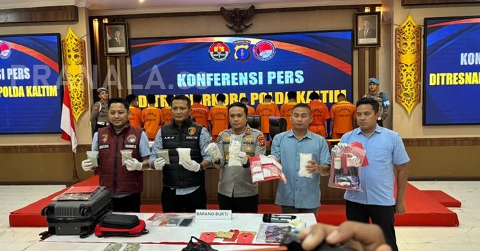 7 Kasus Narkoba Terbongkar, Polda Kaltim Sita Ribuan Ekstasi dan 3,5 Kg Sabu