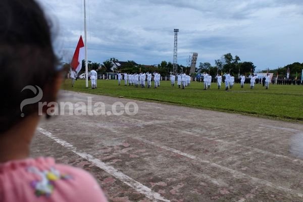 Lapangan Berlumpur, Upacara HUT ke-23 Bontang Berlangsung Khidmat