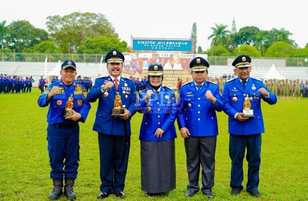 Bontang Sukses Gelar Apel Kesiapsiagaan Nasional Pemadam Kebakaran dan Penyelamatan 2025