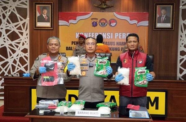 Bawa 5 Kg Sabu dalam Bungkus Milo, Pria di Samarinda Ini Diduga Bagian dari Jaringan Besar Narkoba