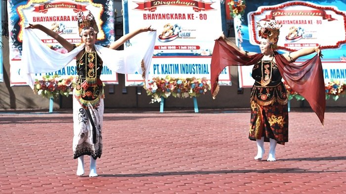 Mengintip Kemeriahan HUT Bhayangkara ke-80 di Polres Bontang, Penonton Riuh