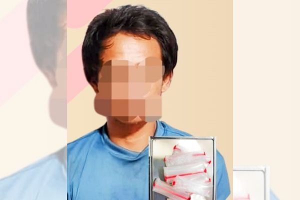 Simpan 9 Paket Sabu di Saku Celana, Pria di Lok Tuan Bontang Diciduk