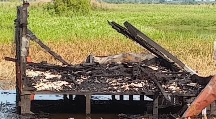 Gedung Walet di Muara Muntai Terbakar, Polres Kukar Selidiki Musabanya