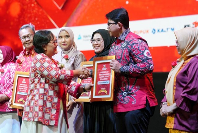 Pupuk Kaltim Raih Peringkat Utama Perusahaan Layak Anak 2025