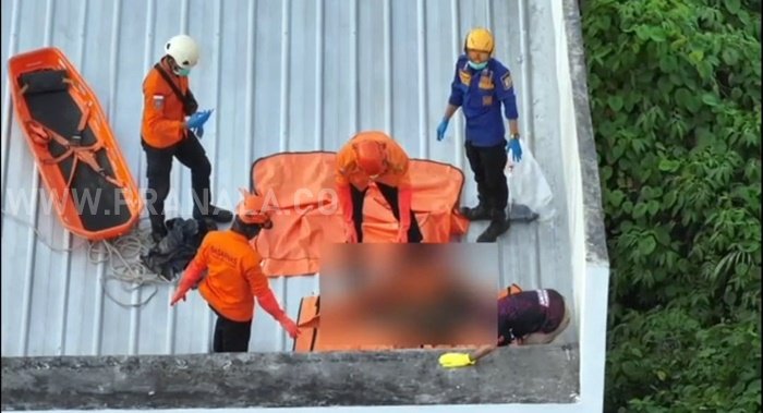 Geger! Kerangka Manusia Ditemukan di Atap Ruko Empat Lantai Balikpapan