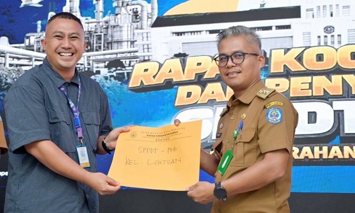 Ribuan SPPDT PBB Dibagikan di Bontang Utara, Nilainya Tembus Rp53 Miliar