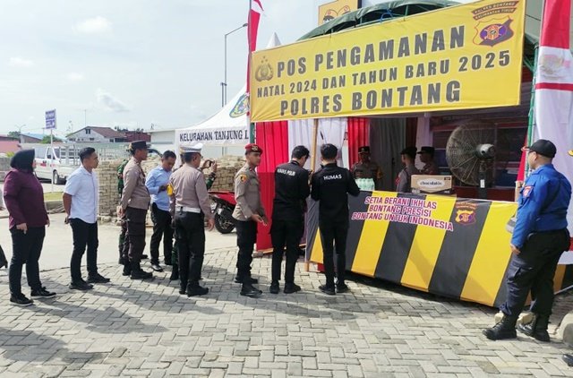Pengamanan Nataru 2024, Kapolres Bontang Pastikan Kelengkapan Posko Terpadu