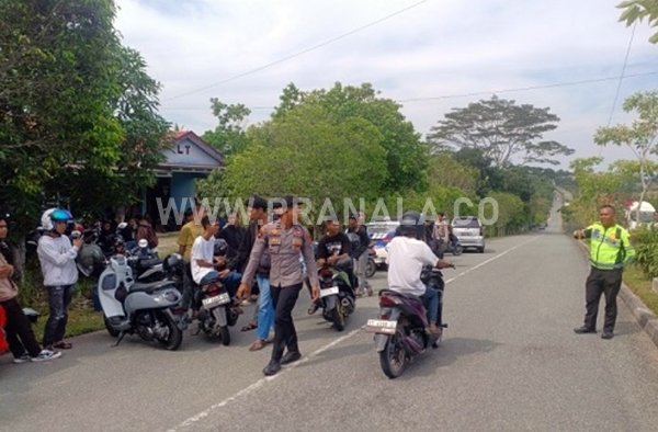 Razia Balap Liar di Bontang Lestari, 88 Motor Diangkut Polisi