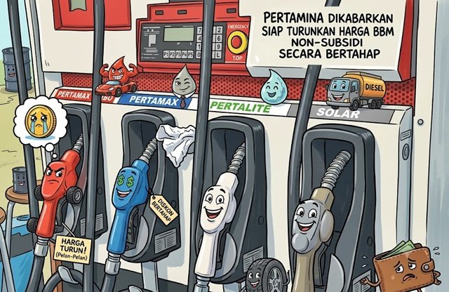 Harga BBM Non-Subsidi Berpotensi Turun Mulai Juli