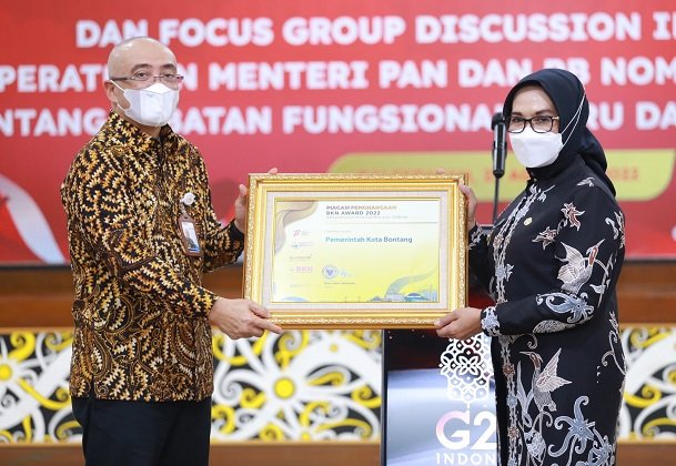 SELAMAT! Bontang Raih BKN Award 2022