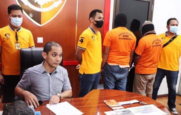 Keruk 600 MT Batu Bara, Dua Pelaku Tambang Ilegal Samarinda Diciduk