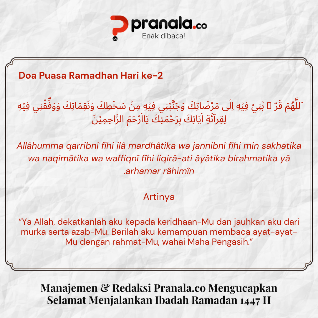 Jadwal Imsakiyah 2 Ramadan 1447 H untuk Wilayah Bontang dan Sekitarnya