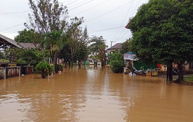Hujan Semalaman, Sejumlah Wilayah di Bontang Kembali Terendam Banjir