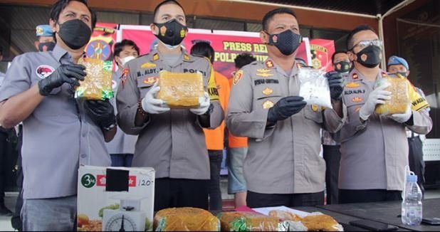 5,6 Kg Sabu Gagal Edar, Bekuk Pelaku di Bontang, Samarinda, dan Kukar