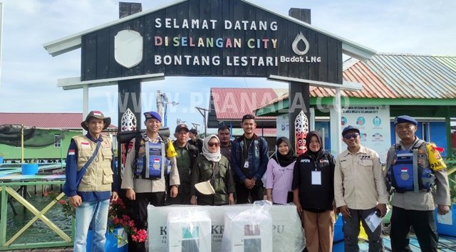 706 Warga Pesisir Bontang Siap Memilih di Pilkada 2024, Air Laut Pasang jadi Tantangan Distribusi Logistik