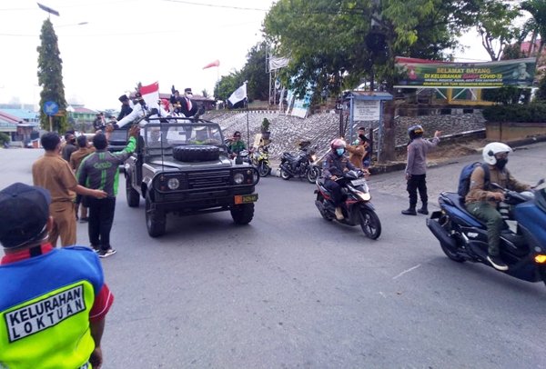 Pegawai Ikut Sambut Konvoi Basri-Najirah, Penjahit Minta Kikis Pengangguran