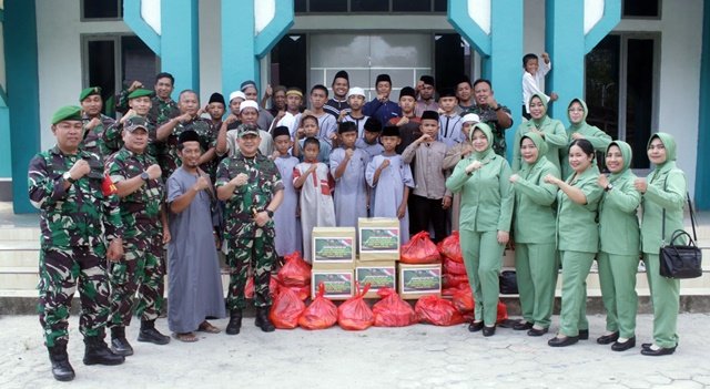 Hangat dan Penuh Haru, Kodim Bontang Berbagi Kasih dengan Anak Panti