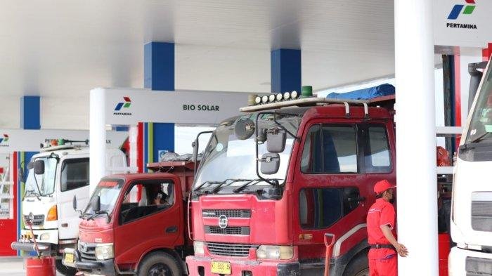 Jam Antrean Isi Solar di SPBU Balikpapan Mulai Diterapkan