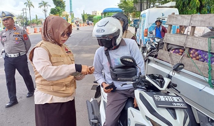 Razia Pajak Kendaraan di Pangkep, 48 Kendaraan Terjaring