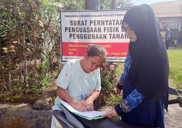 Verifikasi SPPFPT di Gunung Telihan Bontang, Legalitas Tanah Tanpa Biaya
