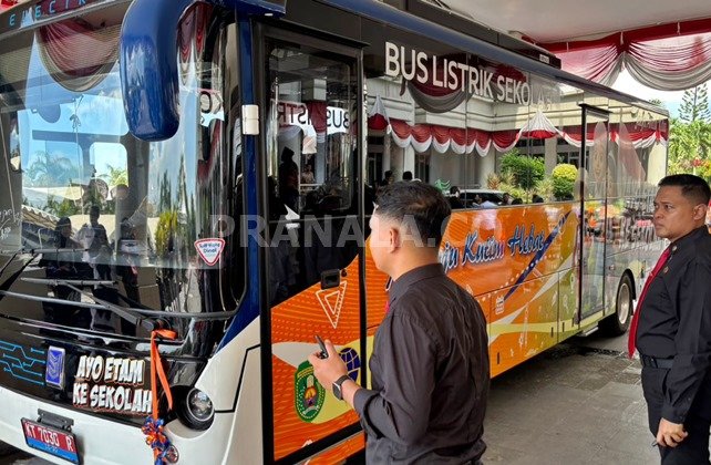 Bus Listrik Sekolah Mulai Uji Coba di Kutim, Sasar Pelajar Sangatta