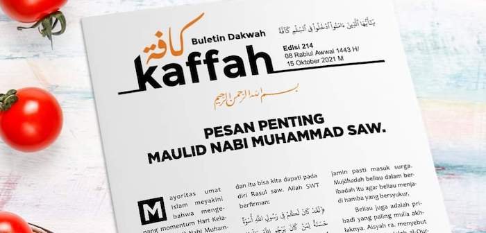 Buletin Kaffah Edisi 214: Pesan Penting Maulid Nabi Muhammad SAW
