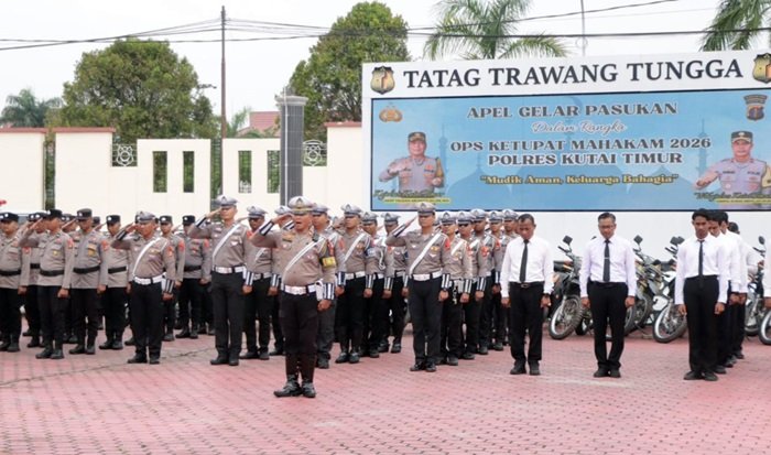 Polres Kutim Kerahkan 933 Personel Amankan Arus Mudik dan Lebaran 2026