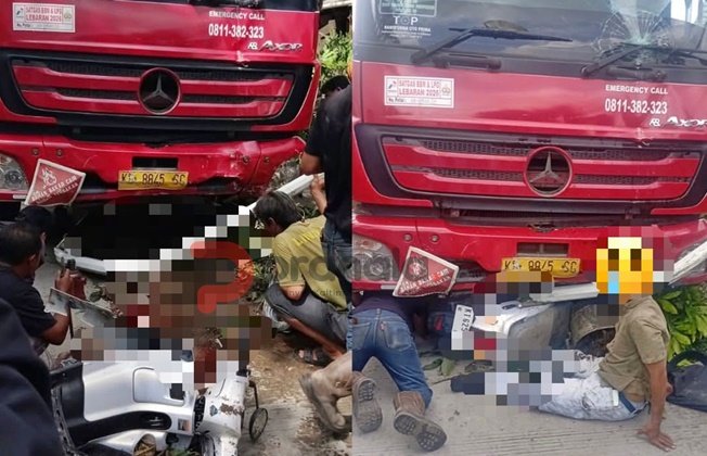 Fuel Tanker Crash in Balikpapan Leaves One Dead, Brake Failure Suspected