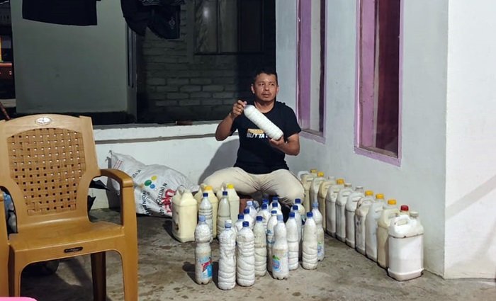 Puluhan Jeriken Bom Ikan Ditemukan di Pangkep