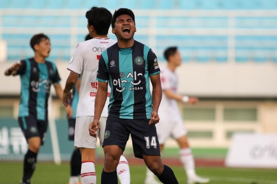 Ansan Greeners FC Menang, Asnawi Mangkualam Cetak Gol Lagi
