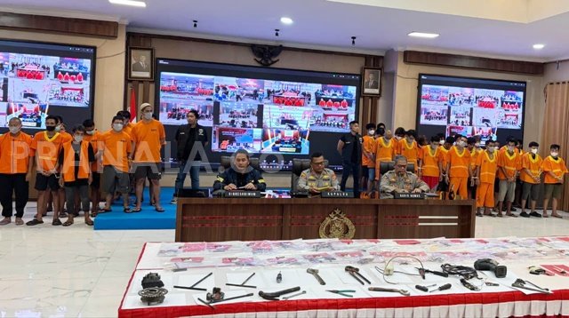 Selama 20 Hari, Polda Kaltim Ungkap 86 Kasus Curanmor di Operasi Jaran Mahakam 2025