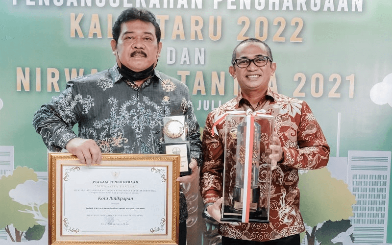 Komitmen Larang Tambang Batu Bara Antarkan Balikpapan Raih Nirwasita Tantra 2022
