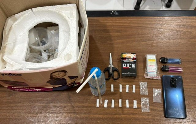 Polres Bontang Bekuk Pria di Berbas Pantai, Simpan Sabu 4,67 Gram