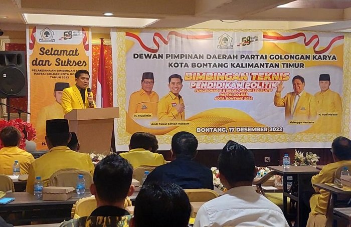 DPD II Golkar Bontang Gelar Bimtek, Beri Bekal Pengurus dan Bacaleg Hadapi Pemilu 2024