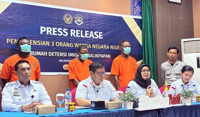 Langgar Aturan Keimigrasian, Tiga WNA Nigeria Ditahan di Rudenim Balikpapan
