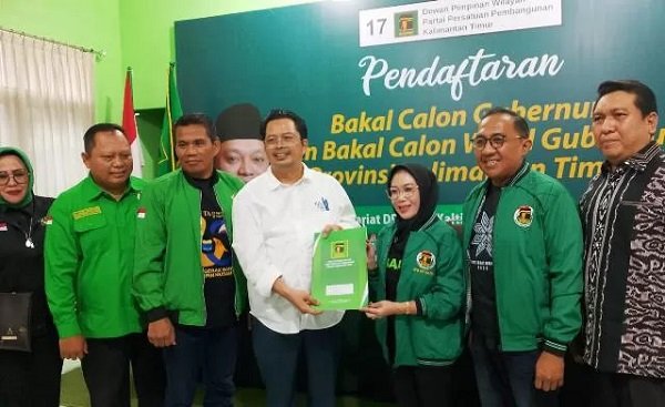 Pilgub Kaltim 2024: Mahyudin Kembalikan Formulir Pendaftaran ke PPP