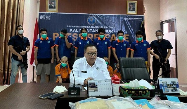 Ganja 588 Gram Diselundupkan ke Samarinda lewat Jasa Pengiriman