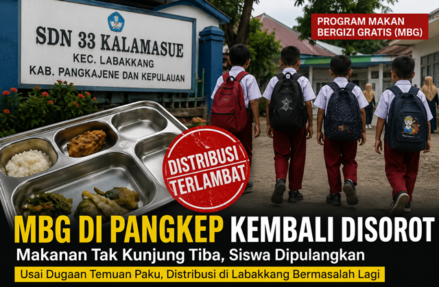 Menu MBG Belum Datang hingga Siang, Siswa SDN 33 Kalamasue Pangkep Terpaksa Pulang