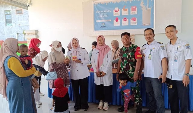 Gemar Minum Susu; Upaya Gunung Telihan Bontang Tingkatkan Gizi Anak