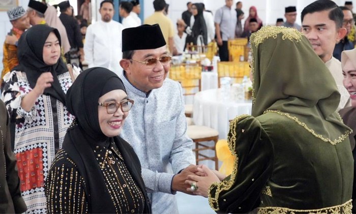 Wali Kota Bontang Hadiri Open House Gubernur Kaltim, Sinergi Daerah Makin Kuat