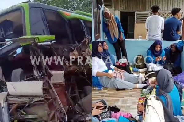 Tabrak Truk Trailer, Bus Rombongan Siswa SMKN 17 Samarinda Kecelakaan di Jalur Menuju IKN Nusantara
