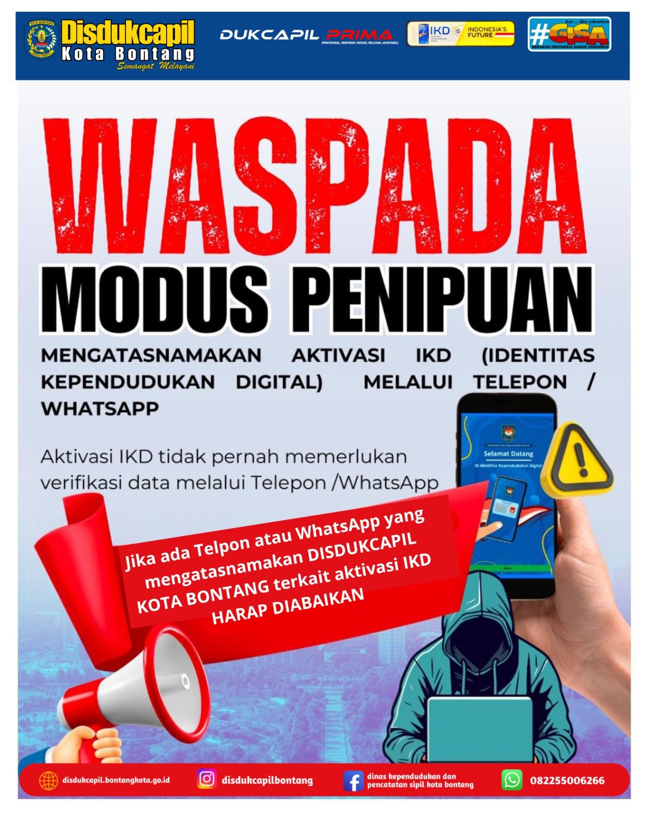 Waspada! Modus Penipuan Aktivasi Identitas Kependudukan Digital Marak di Bontang