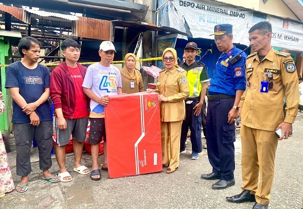 Bantuan Sosial untuk Korban Kebakaran di Lok Tuan, Bontang