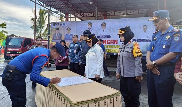 Pekerjaan Berat Bukan Alasan, Disdamkartan Bontang Perangi Narkoba