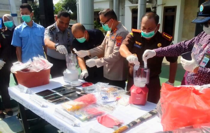 Kejari Bontang Musnahkan 236 Gram Sabu dari 29 Kasus