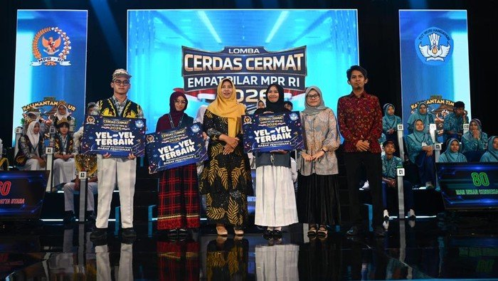Hanya Selisih 5 Poin, SMAN 1 Bontang Wakili Kaltim di LCC Empat Pilar Nasional