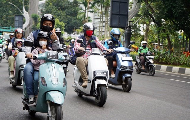 3,2 Juta Sepeda Motor di Kaltim jadi Pasar Potensial Kendaraan Listrik