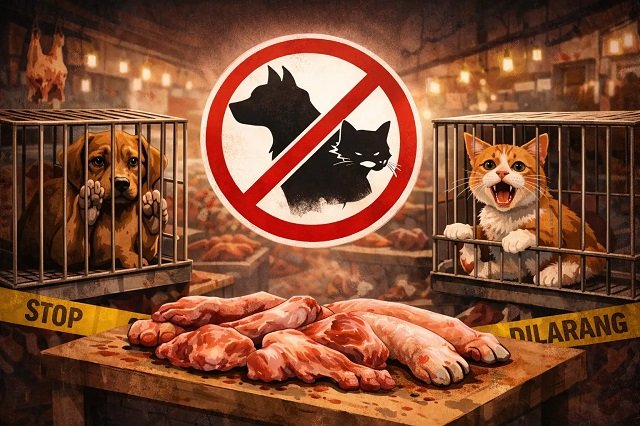 Tak Termasuk Hewan Pangan, Daging Anjing dan Kucing Dilarang di Kaltim