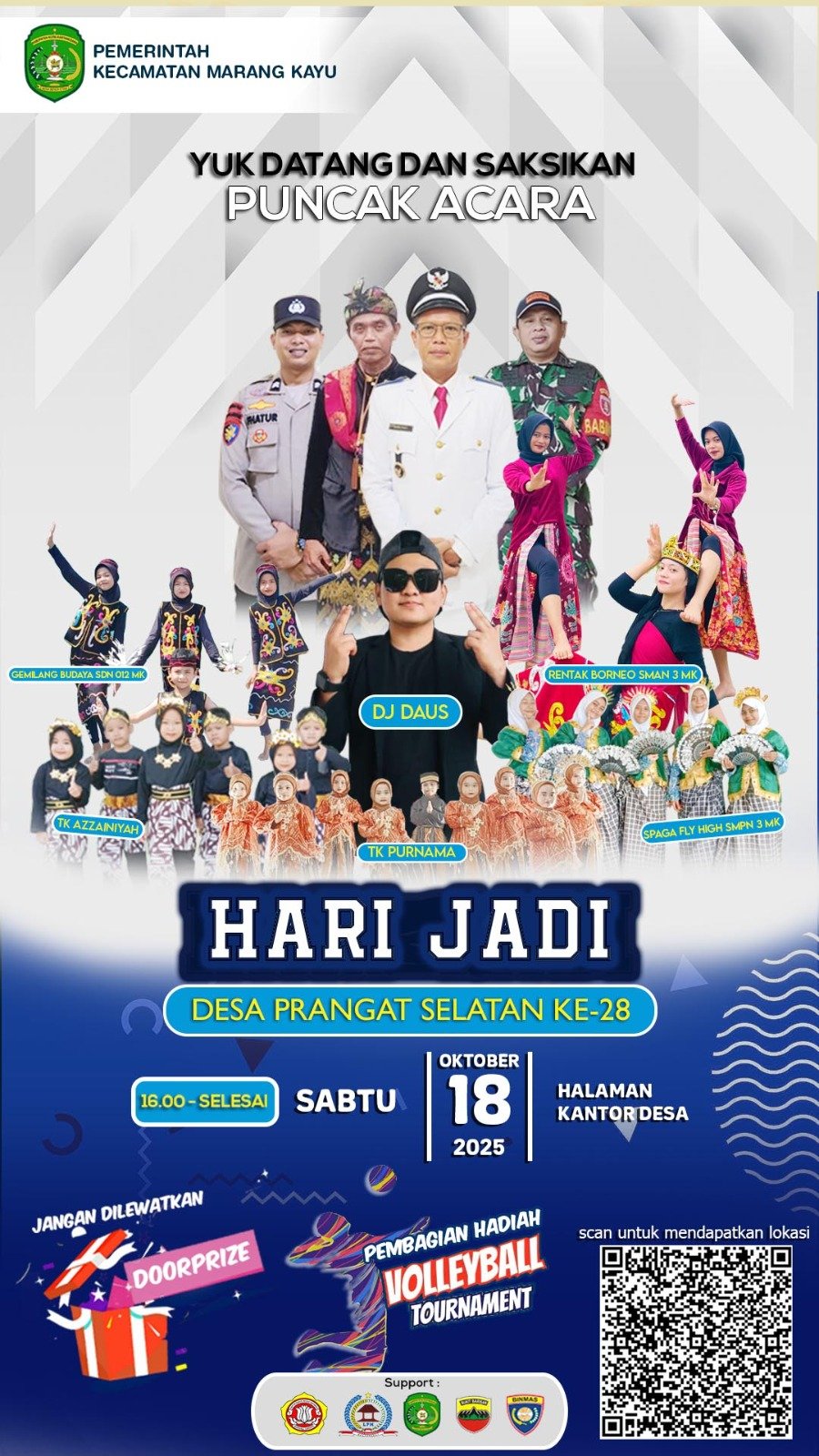 Meriah! Desa Prangat Selatan Rayakan HUT ke-28 dengan Panggung Hiburan dan DJ Daus